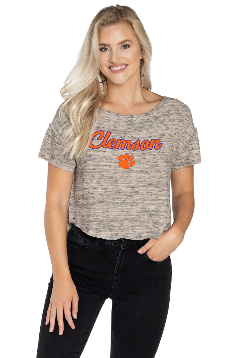 Clemson Tigers Women's Apparel - Flying Colors The Clemson Logo Tube Top L