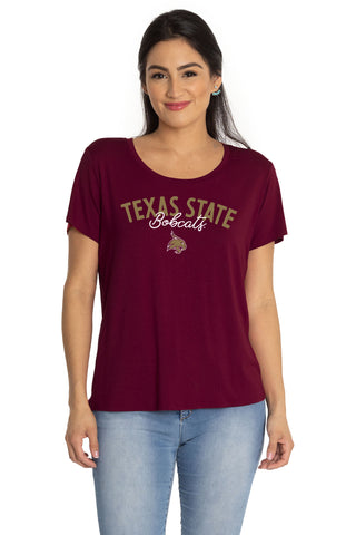 Texas State Bulldogs Scarlet Tee