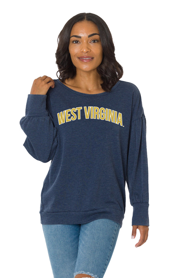 West Virginia Mountaineers Brooklyn Shimmer Pullover