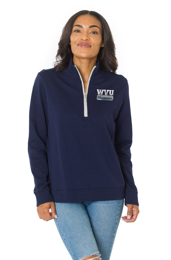 West Virginia Mountaineers Shimmer Quinn Quarter Zip